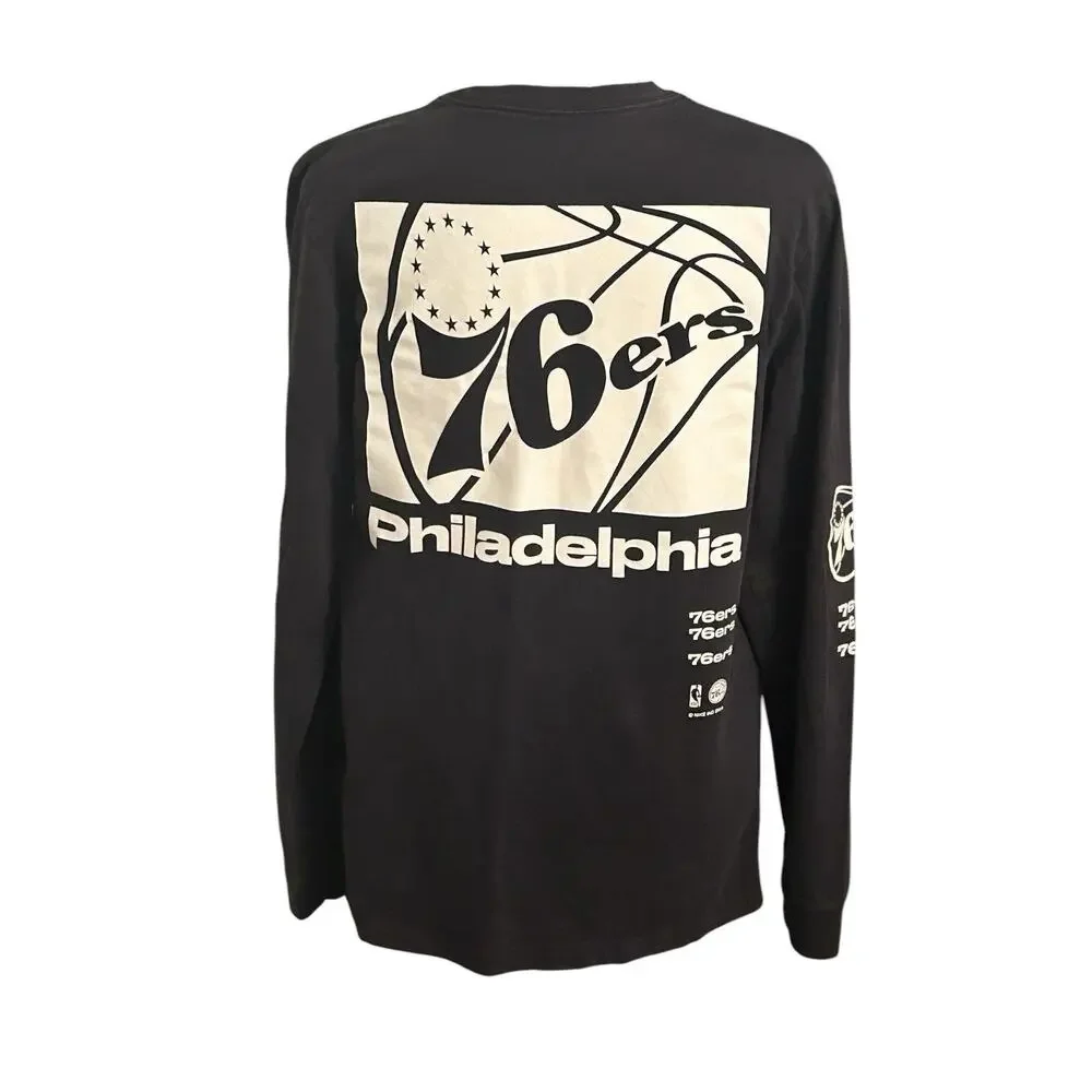 Philadelphia 76ers Sixers NBA Nike Long Sleeve T-Shirt The Nike Tee Men’s‎ Small